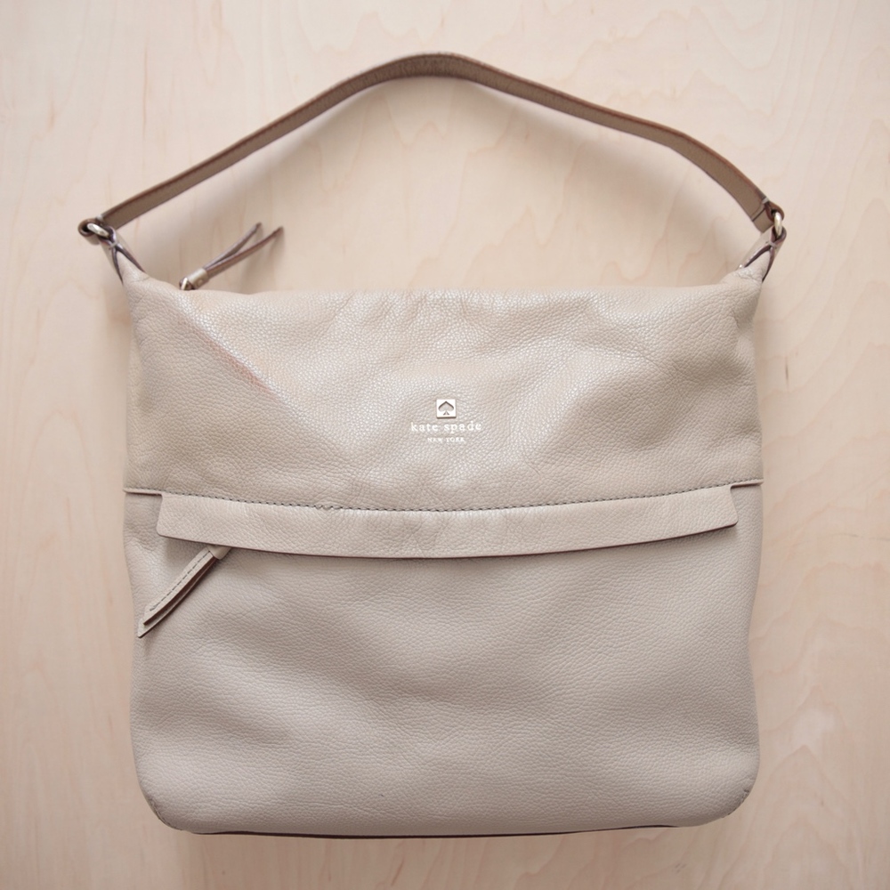 Kate Spade hobo shoulder bag - taupe